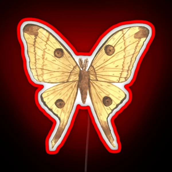 Comet Moth RGB Neon Sign