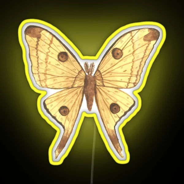 Comet Moth RGB Neon Sign