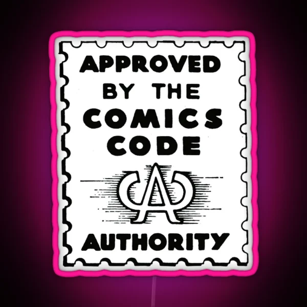 Comics Code RGB Neon Sign