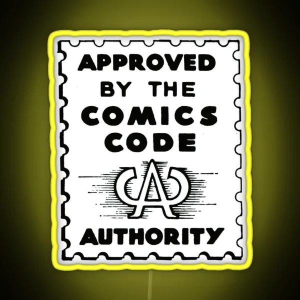 Comics Code RGB Neon Sign