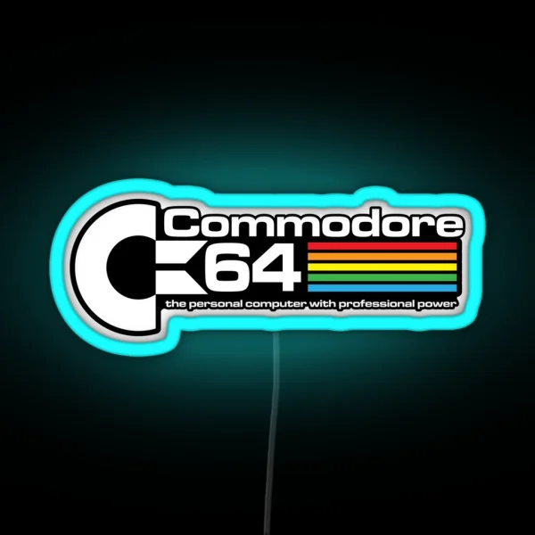 COMMODORE 64 RGB Neon Sign