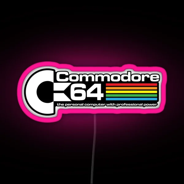 COMMODORE 64 RGB Neon Sign