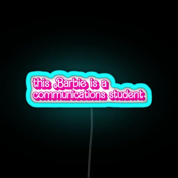 Communications Student RGB Neon Sign