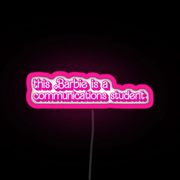 Communications Student RGB Neon Sign