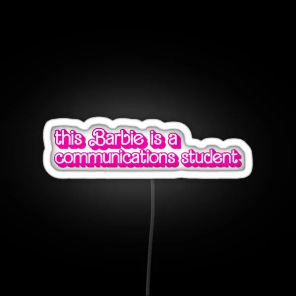 Communications Student RGB Neon Sign