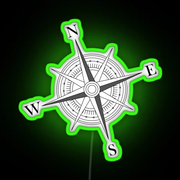 Compass RGB Neon Sign