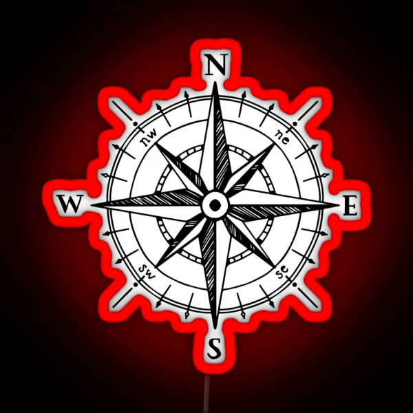 Compass RGB Neon Sign