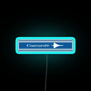 Concorde SST 1969 RGB Neon Sign