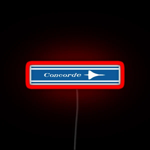 Concorde SST 1969 RGB Neon Sign
