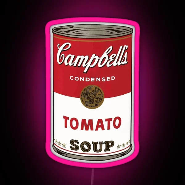 Condensed Tomato Soup RGB Neon Sign