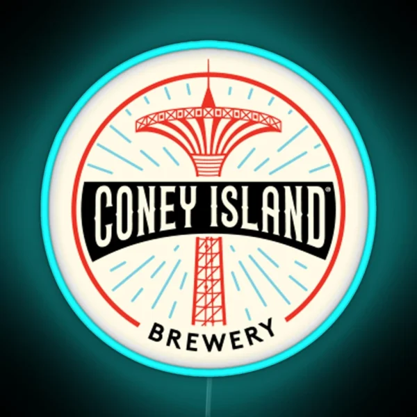 Coney Island Brewery RGB Neon Sign