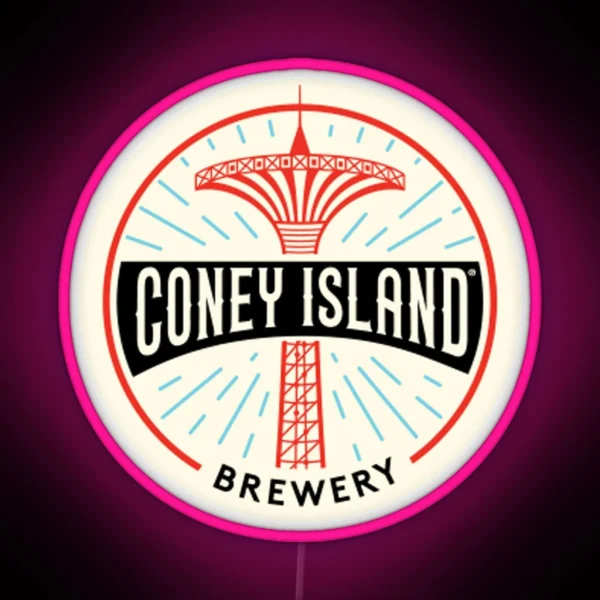 Coney Island Brewery RGB Neon Sign