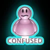 Neon Sign with Confused Windows Live Messenger Icon in RGB Colors