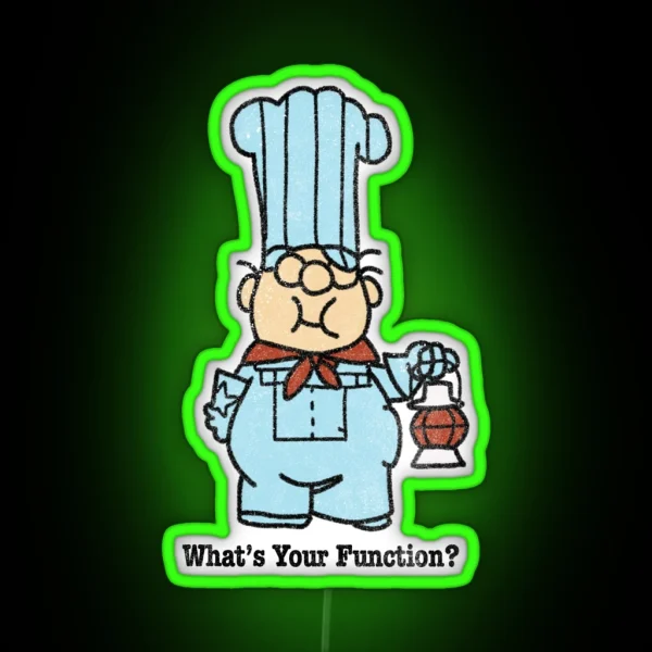 Conjunction Junction Engineer RGB Neon Sign