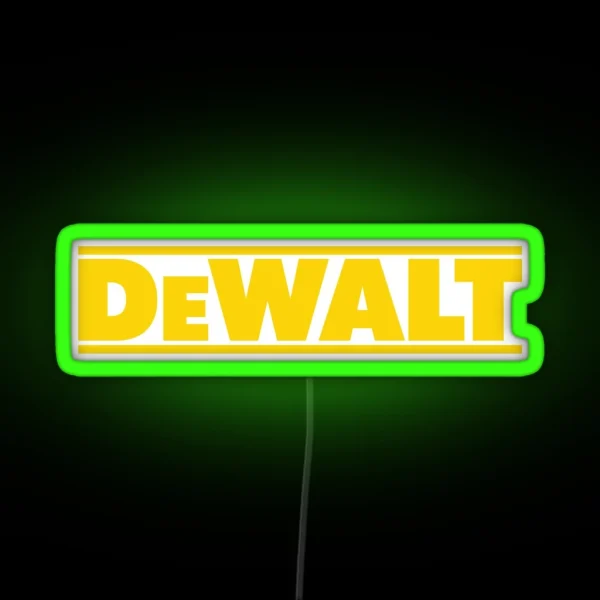 Construction Electrician Tools RGB Neon Sign