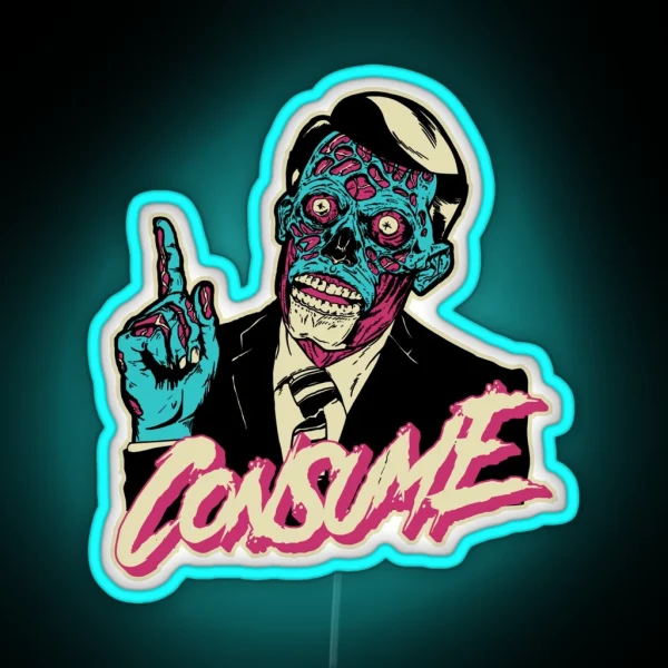 Consume RGB Neon Sign