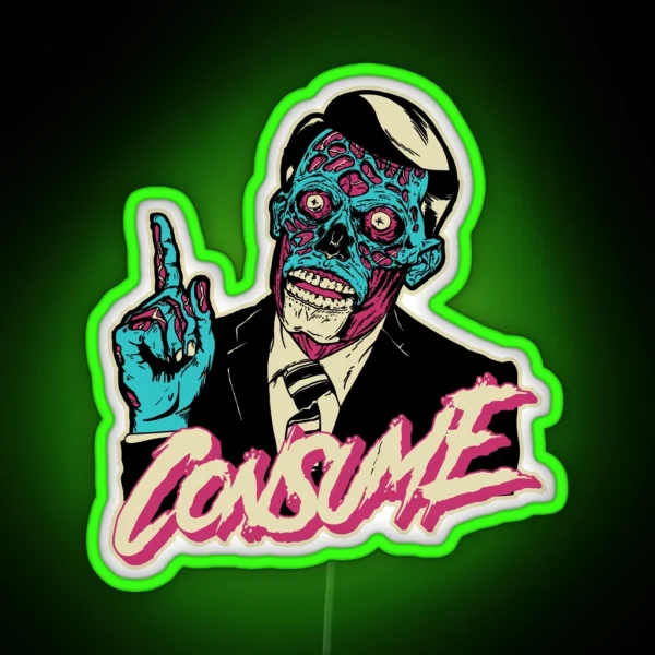Consume RGB Neon Sign