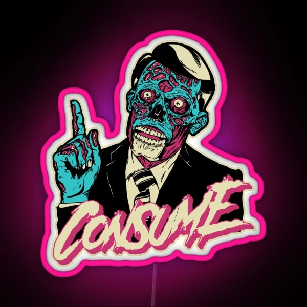 Consume RGB Neon Sign