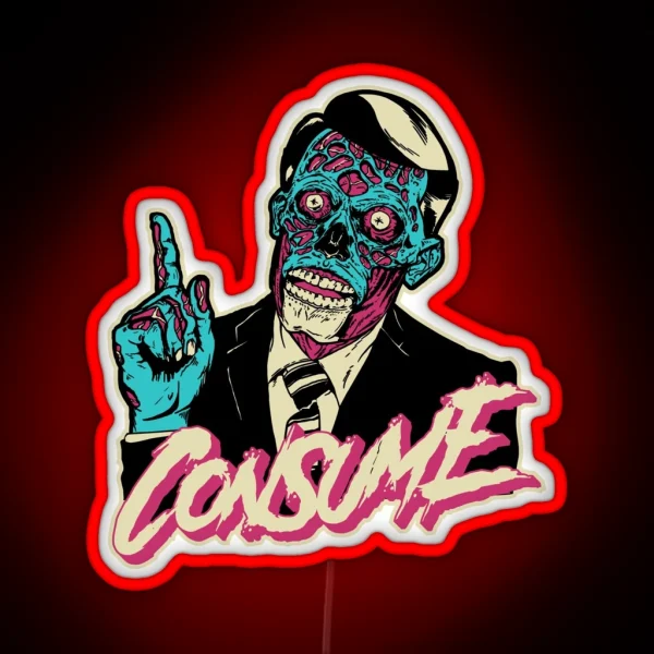 Consume RGB Neon Sign