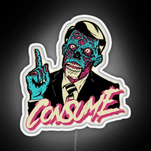 Consume RGB Neon Sign