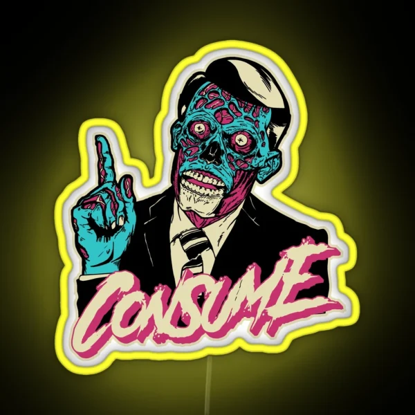 Consume RGB Neon Sign