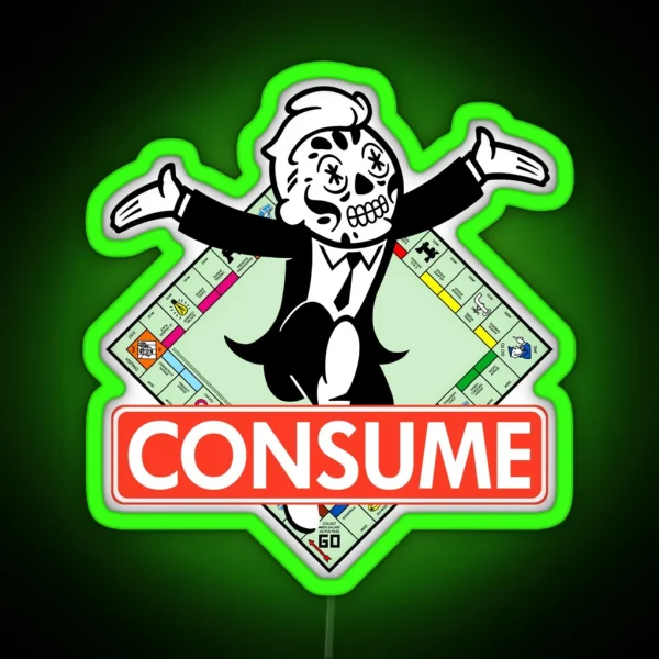 CONSUME RGB Neon Sign