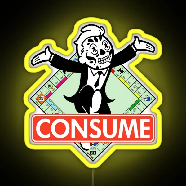 CONSUME RGB Neon Sign