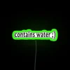 Unique water-inspired RGB neon sign for modern home decor ambiance.