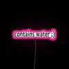 RGB Neon Sign That Glows with Vibrant Colors and Water Effects