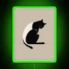 Modern Feline-Themed Neon Sign Wall Decor for Contemporary Home Interiors