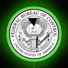Federal Bureau of Control RGB Neon Sign Home Decor Accents