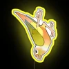 Vibrant Conure Parrot Illuminated Neon Sign with Rainbow Color Accents