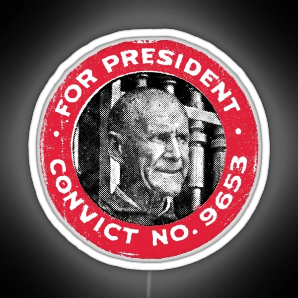 Convict No 9653 For President RGB Neon Sign