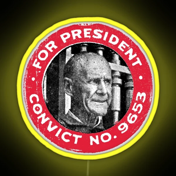 Convict No 9653 For President RGB Neon Sign