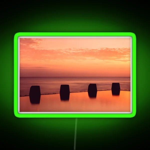 Coogee Sunrise Long Exposure RGB Neon Sign