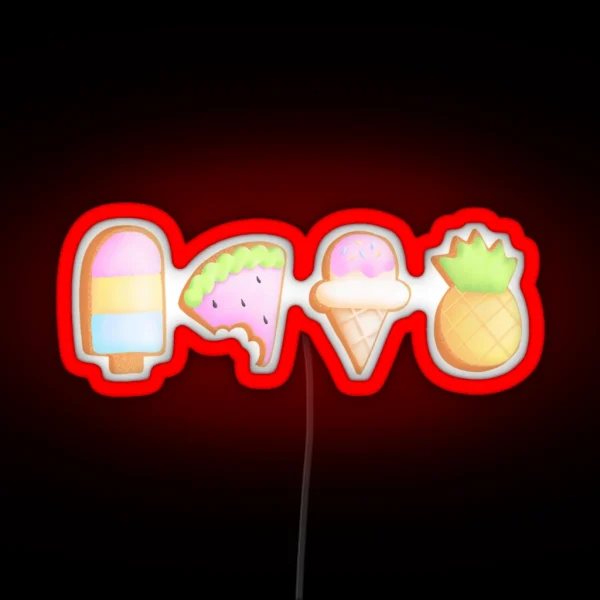 Cookie Row RGB Neon Sign