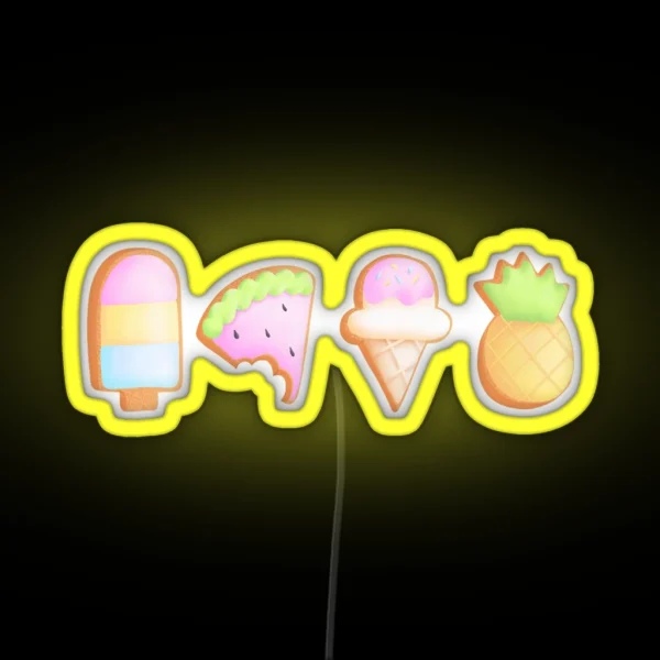 Cookie Row RGB Neon Sign