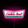Vibrant Neon Sign with Customizable Color LED Lighting Setup