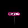 Neon Hot Rod Sign with Color-Changing RGB LED Backlit Canvas Art
