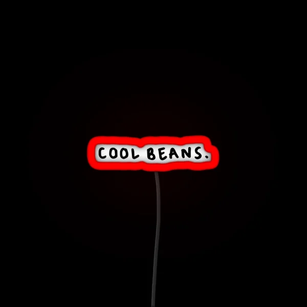 COOL BEANS HOT ROD RGB Neon Sign