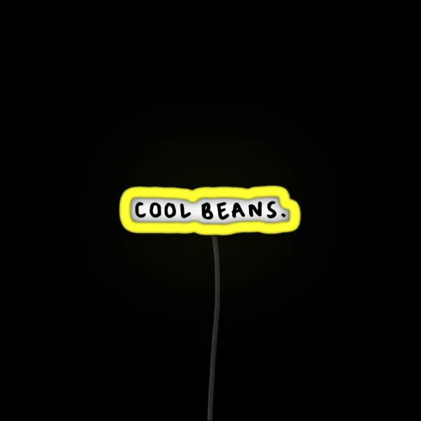 COOL BEANS HOT ROD RGB Neon Sign