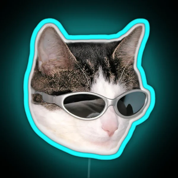 Cool Cat 8 RGB Neon Sign