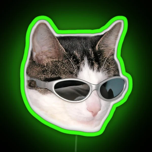 Cool Cat 8 RGB Neon Sign