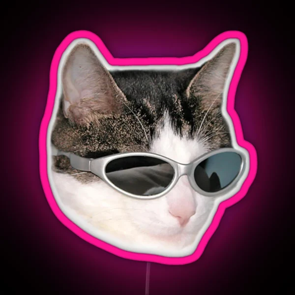 Cool Cat 8 RGB Neon Sign