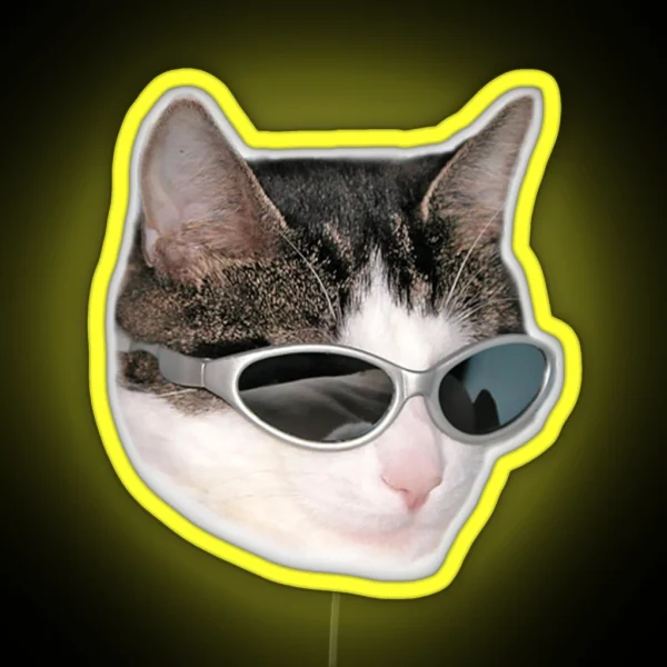 Cool Cat 8 RGB Neon Sign