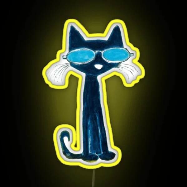 Cool Cat RGB Neon Sign
