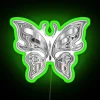 Modern Home Decor Luxury Cool Chrome Neon Butterfly Sign Lighting