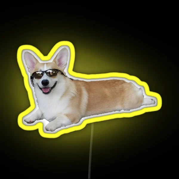 Cool Corgi RGB Neon Sign