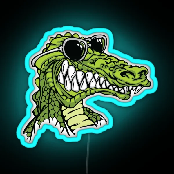 Cool Croc RGB Neon Sign