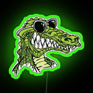 Cool Croc RGB Neon Sign